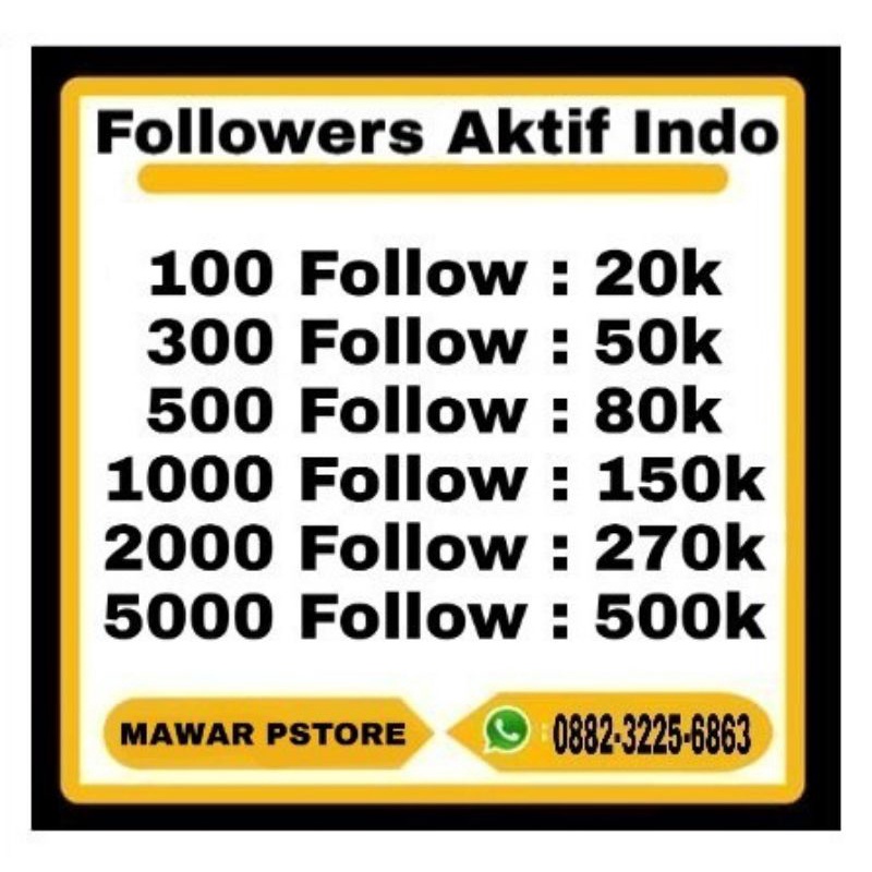 Followers Aktif Indonesia