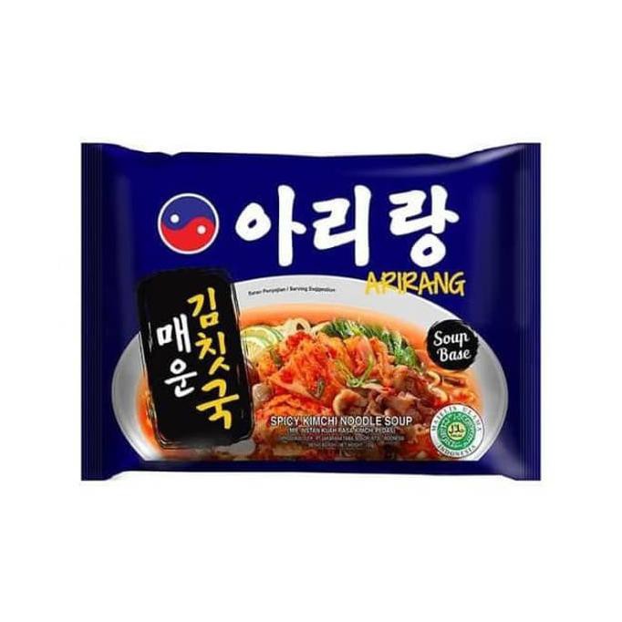 

Terlaris# Mie Korea Arirang Spicy Kimchi Noodle Soup 8 Pcs