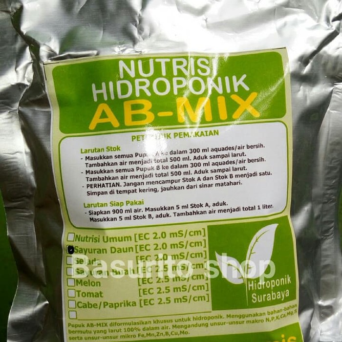 Terbaru Nutrisi AB MIX Sayur daun Spesial