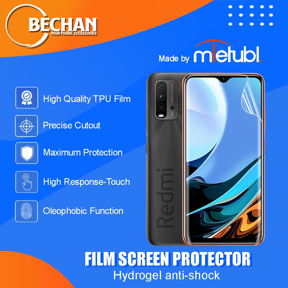 Anti Gores Xiaomi Redmi 9T Hydrogel Screen Protector Auto Repair Clear HD Full Layar