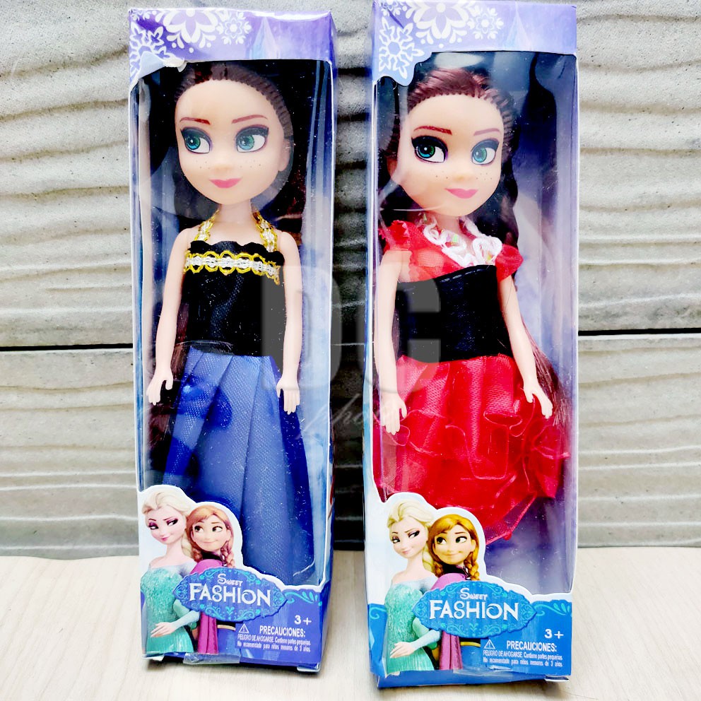 Boneka Berbie Putri Mini Frozen Princess Anna Elsa