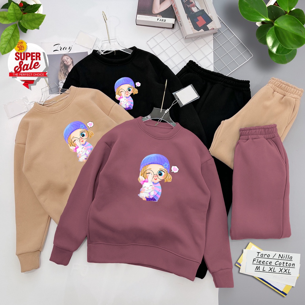 🅳🅵 Sweater Cute Girls Cartoon | Sweter Pria &amp; Wanita | Dhea Fashion