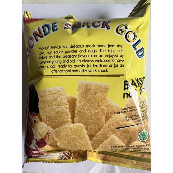 Monde snack gold