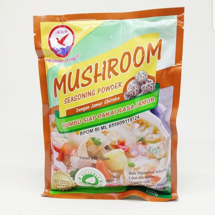 

Kaldu Jamur Herring Brand - Mushroom Seasoning Powder 200gram