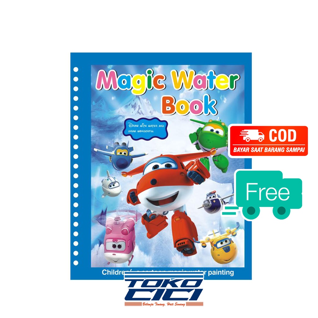 

Magic Water Book Superwing - Buku Mewarnai