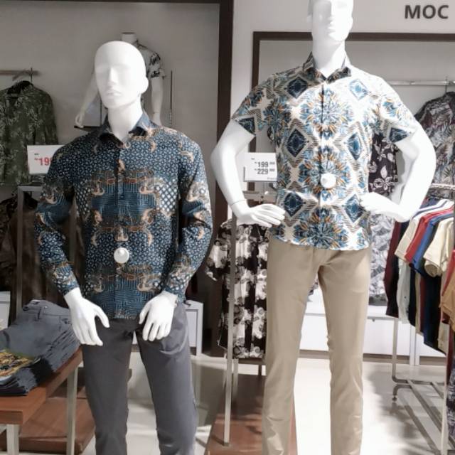 Moc,kemeja casual,printing,lengan pendek
