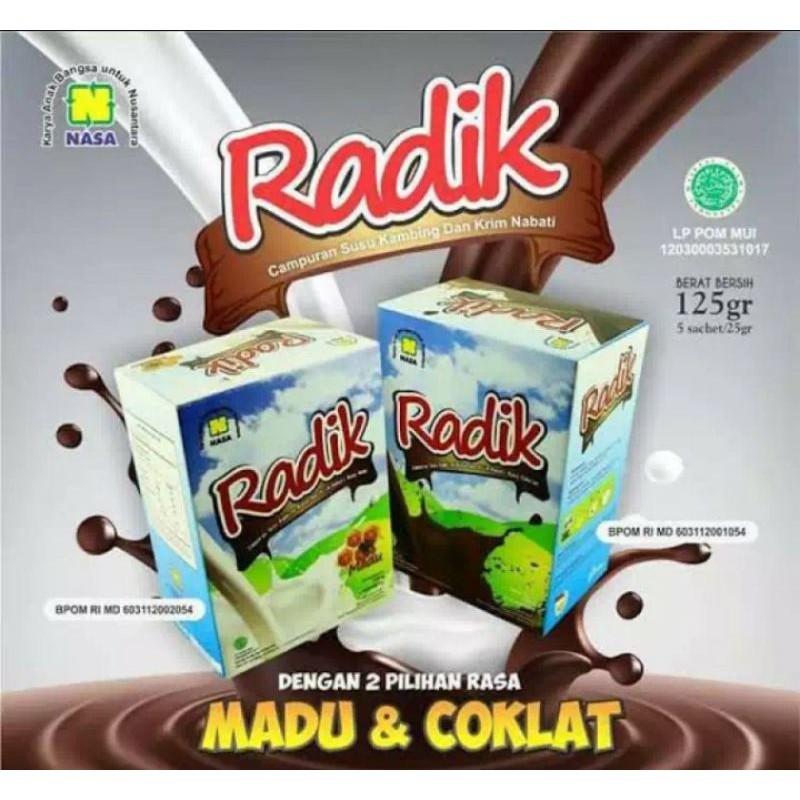 

RADIK( campuran susu kambing dan krim nabati)