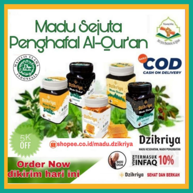 Madu Dzikriya Sarang/Dzikriya Herbal Pahit/Dzikriya Herbal Super/Dzikriya Hutan pahit/Dzikriya Super