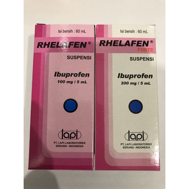 Obat Panas, Pusing & Nyeri RHELAFEN SYR, RHELAFEN FORTE SYR