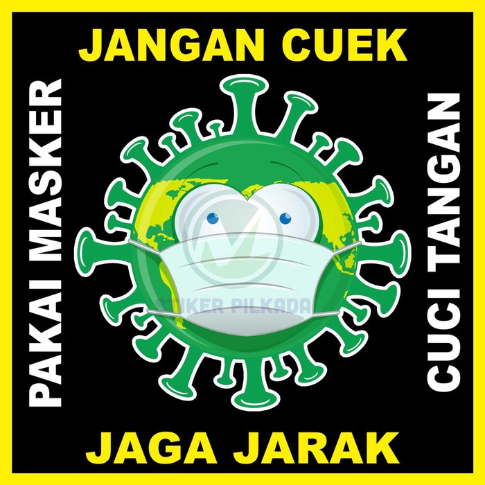 

STIKER VINYL JANGAN CUEK 23 x 23cm
