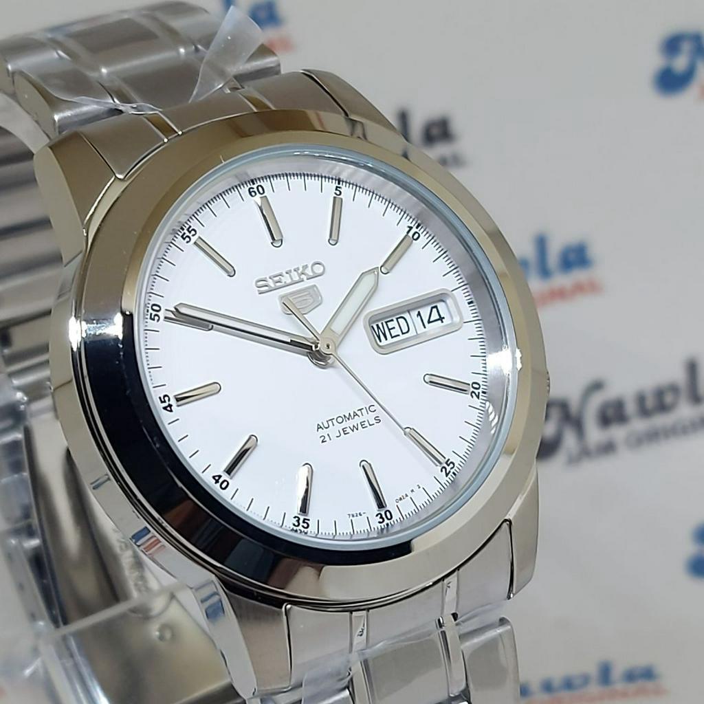 Seiko 5 SNKE49K1 Automatic White Dial - Jam Tangan Pria SNKE49