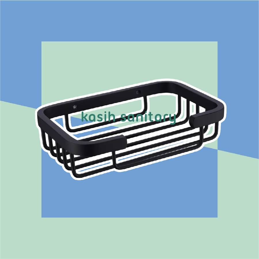 Rak sabun batang alimunium /  Rak sabun alumunium hitam / Bar soap rack stainless black / Rak sabun 