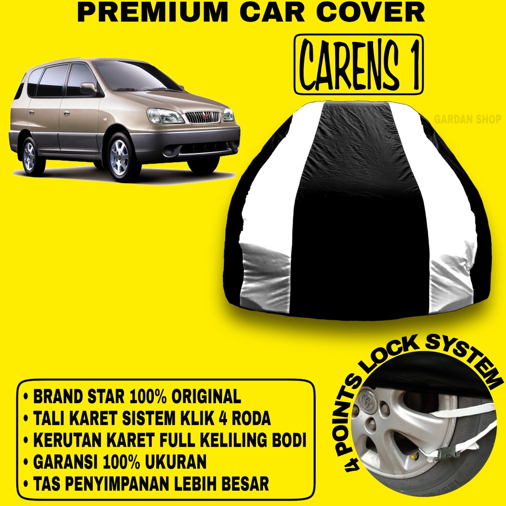 Body Cover CARENS 1 Sarung Strip SILVER Penutup Pelindung Selimut Bodi Mobil Carens 1 PREMIUM