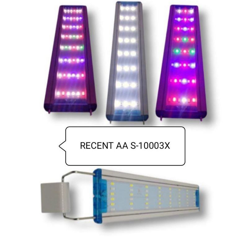 RECENT AA S-1000-3X LAMPU LED AQUARIUM AQUASCAPE