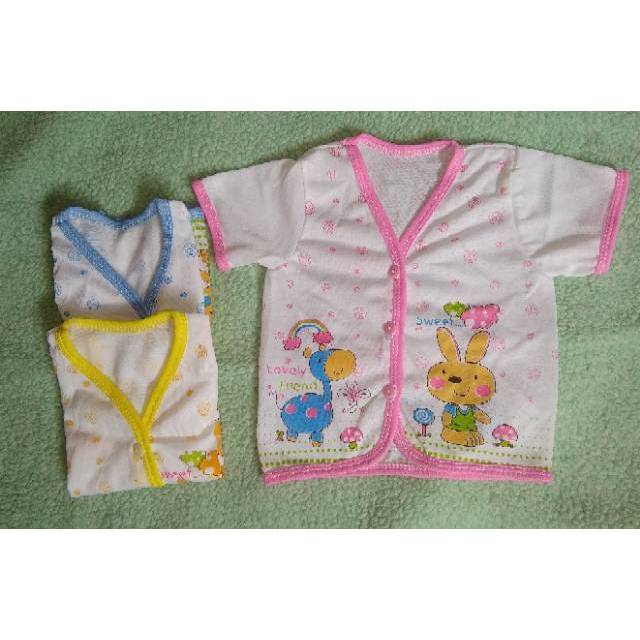 Baju bayi lengan pendek