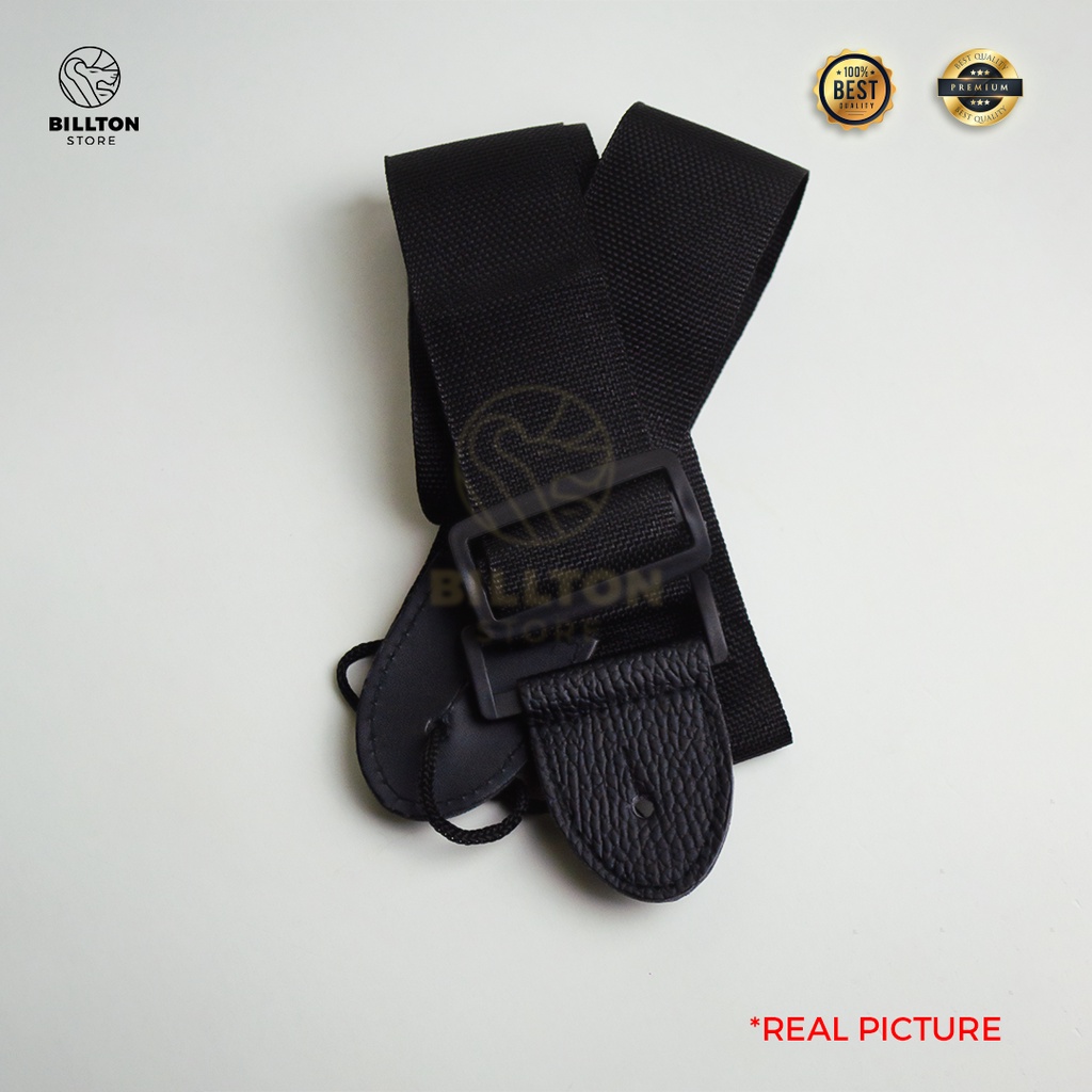 Strap Gitar Akustik Elektrik Klasik Webbing Nylon Strap Sabuk Gitar