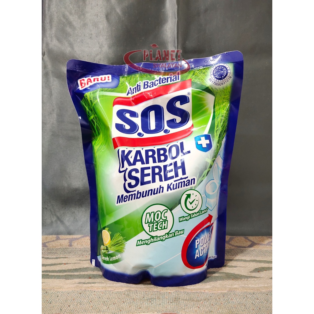 SOS  ANTI BACTERIAL KARBOL SEREH