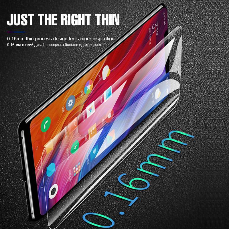 2Pcs Screen Protector Hydrogel film For Xiaomi Redmi Note 10 9 8 7 8T K20 K30 Pro 9S For Xiaomi Mi 11 Mi 10 9 Mi 9T Pro Mi 8 A3