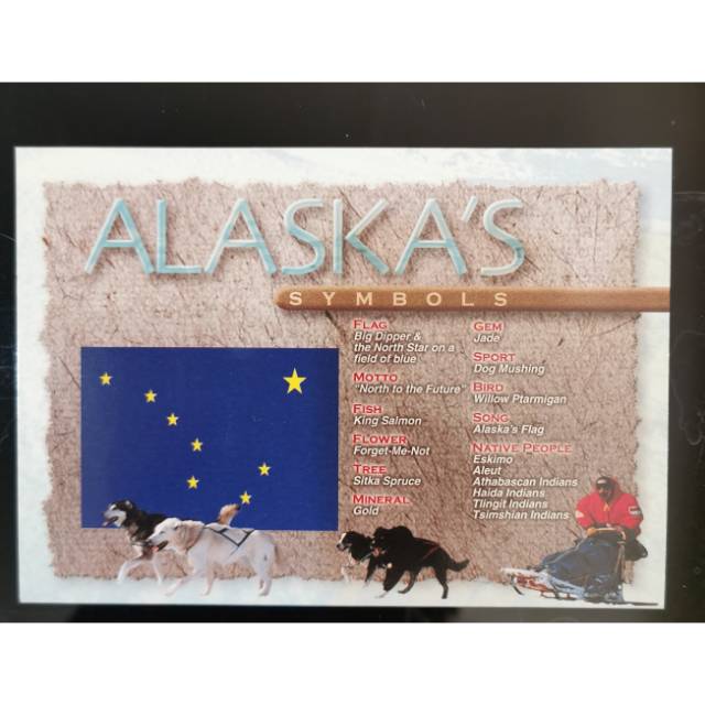 

Kartu pos Alaska/Alaska postcard