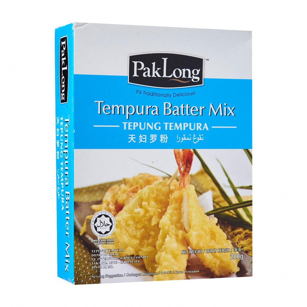 

Pak Long Tempura Batter Mix/ Paklong Tepung Goreng Udang /Tepung Tempura 200gr