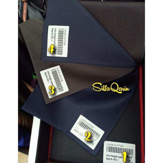 Kain Celana Wool Pure 320's Louis Vuitton In Italy (Size 130cmx150cm)