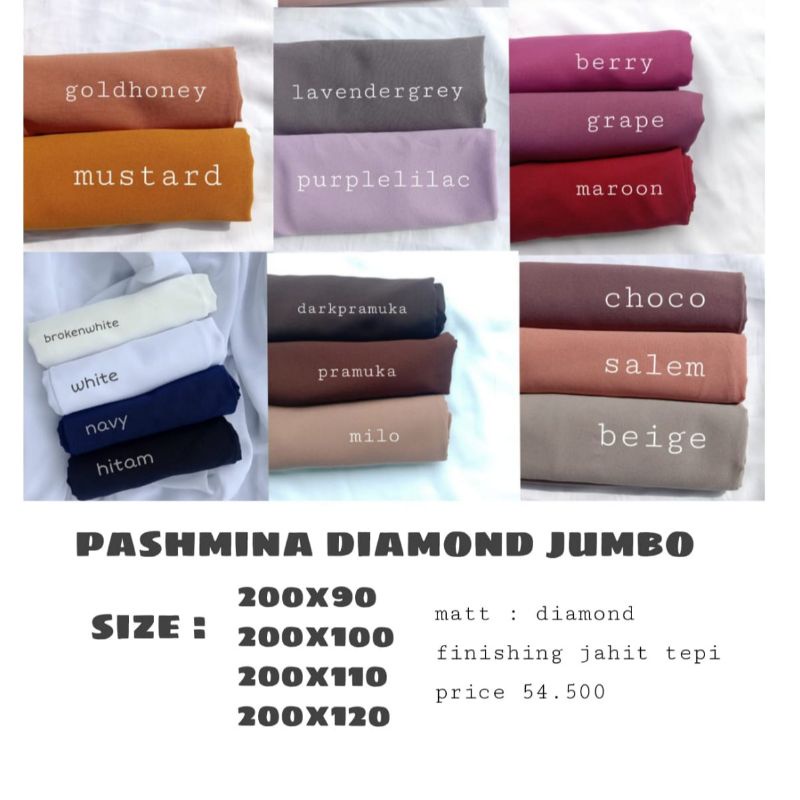 pashmina jumbo syari