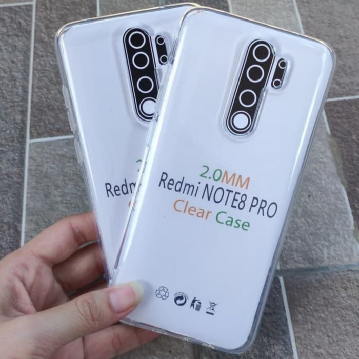 SALE Case HP Soft Transparan Xiaomi Redmi Note 8 Pro Kondom NEW ARZ