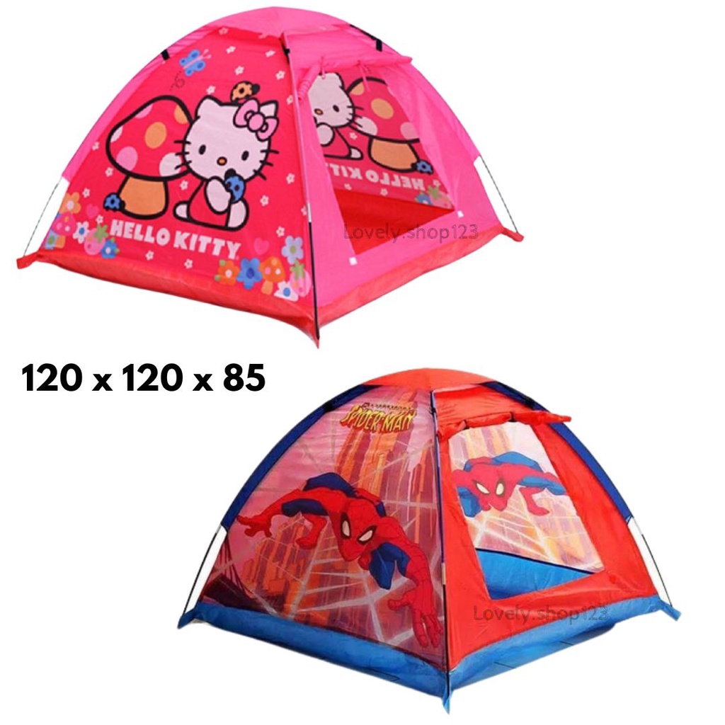 tenda anak karakter mainan tenda camping rumah rumahan bermain besar