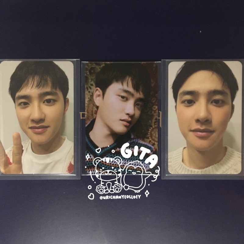 EXO D.O. Kyungsoo Empathy MUMO Benefit, Empathy Digipack Blue Ver Photocard / PC