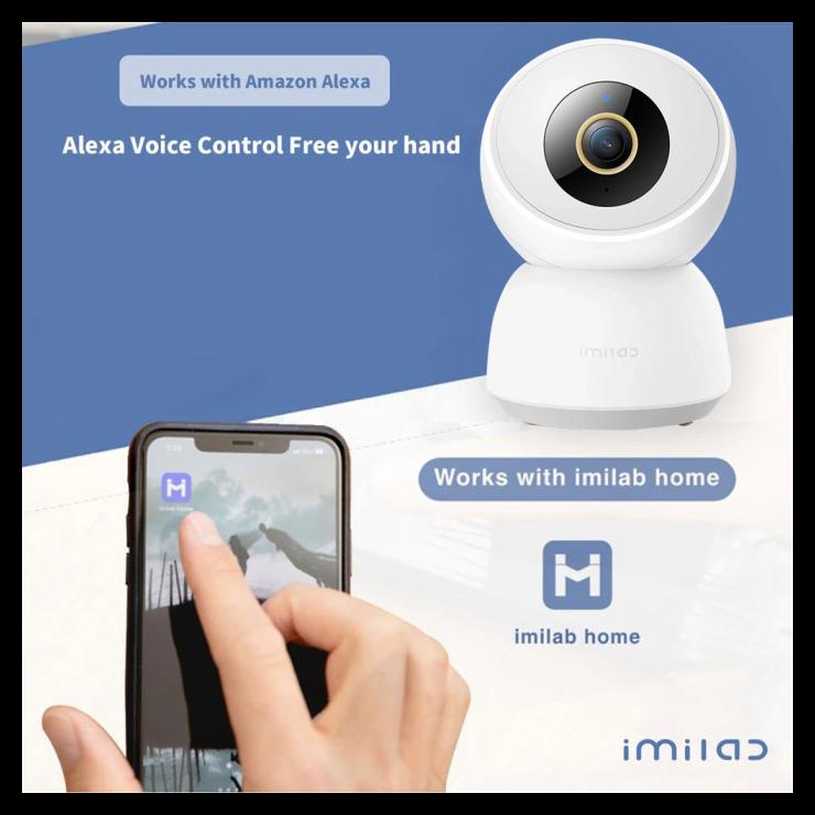 Grab Ok Imilab Home Security Camera C30 4Mp 2.5K Night Vision Ip Camera Cctv - Camera Only