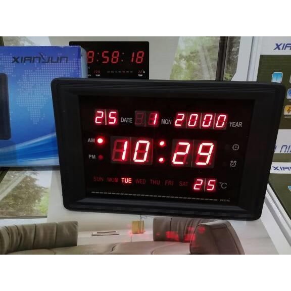 XIANYUN XY-2315 Electronic LED Digital Clock 23cm x 15cm /jam digital