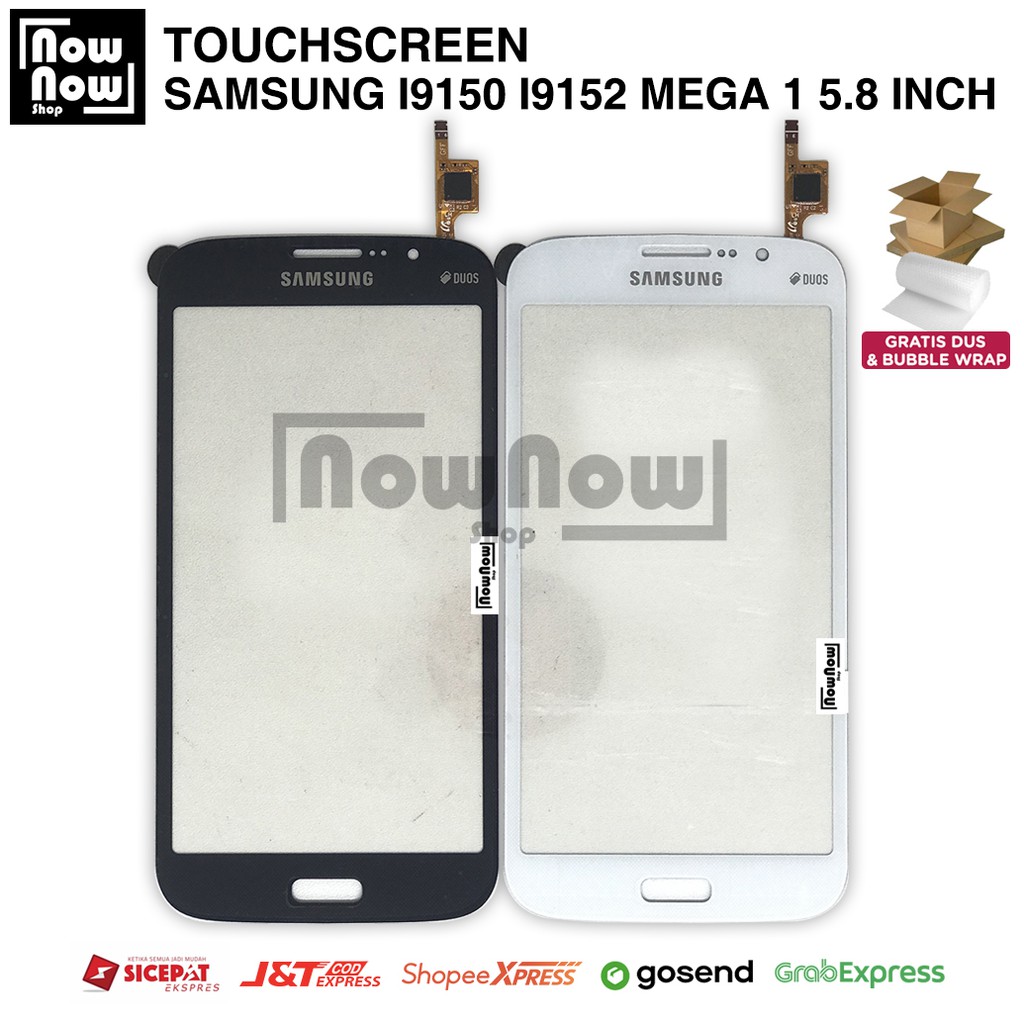 TOUCHSCREEN TS LAYAR SENTUH TC SAMSUNG GALAXY i9150 i9152 Mega 1 5,8 inch TOUCH SCREEN