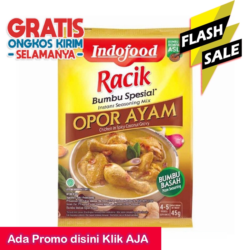 

Indofood Racik Opor Ayam 45 gr bumbu instan opor ayam
