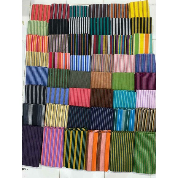 kebaya wanita kain tenun lurik prasojo/MOTIF GARIS MURAH MERIAH