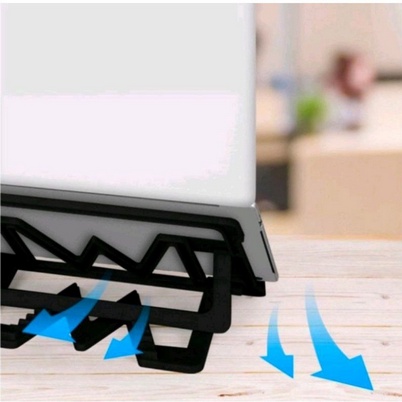 Holder Laptop Stand HD46 Ipad Stand Folding Desktop Stand HP Tatakan Laptop Portable lipat