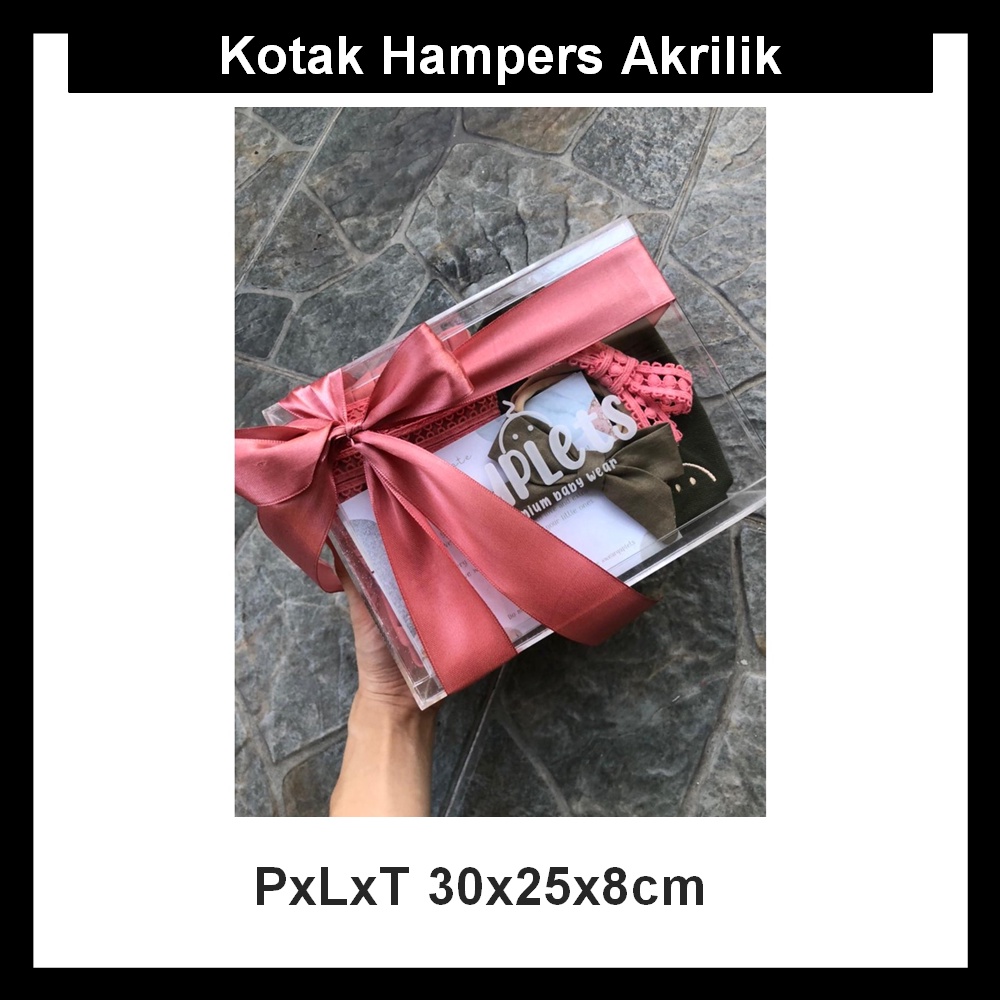 

Kotak Hampers Custom PxLxT 30x25x8cm