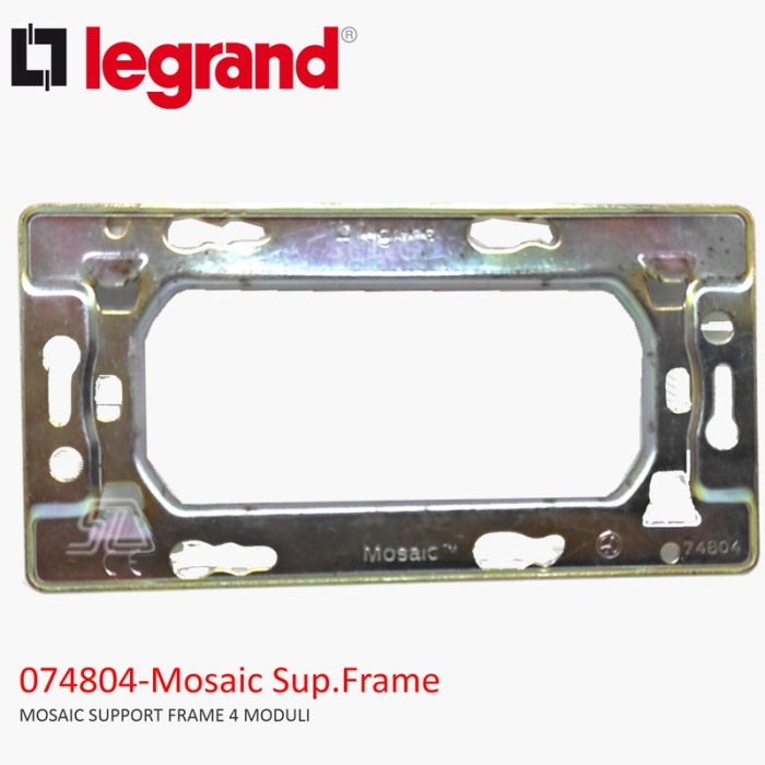 LEGRAND MOSAIC SUPPORT FRAME 4 MODUL