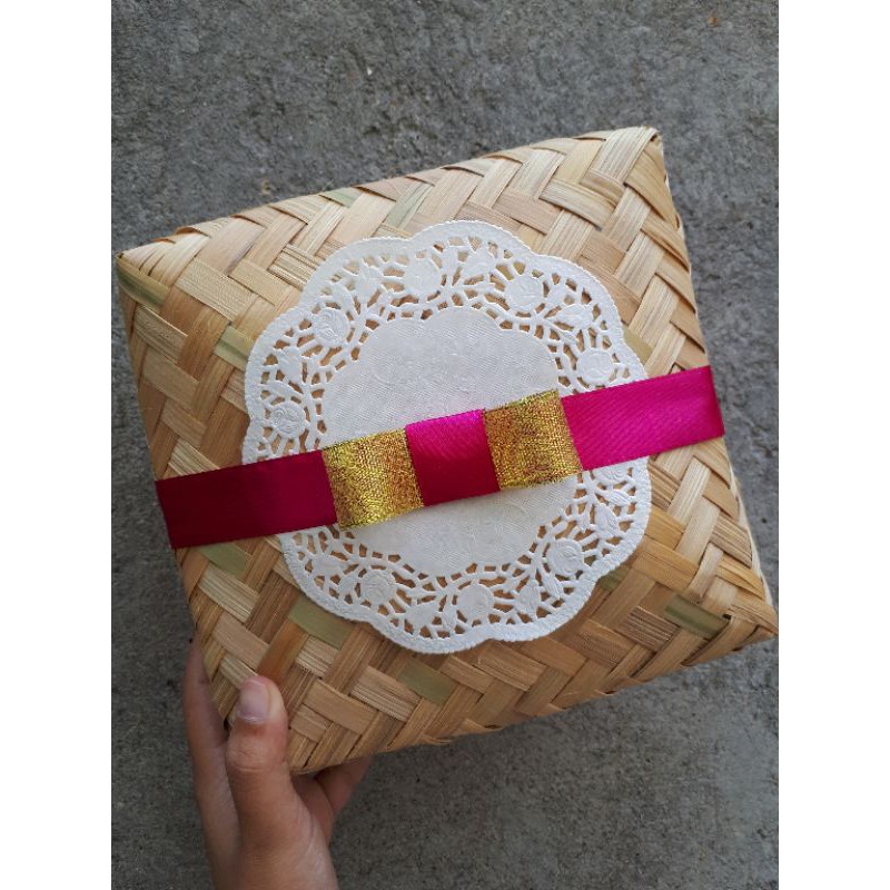 besek bambu / besek bambu murah / besek hantaran / besek kue