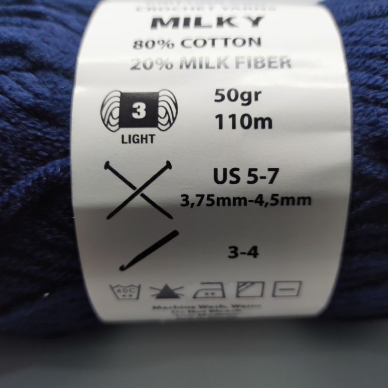 Milky Onitsuga (Milk Cotton 5ply)