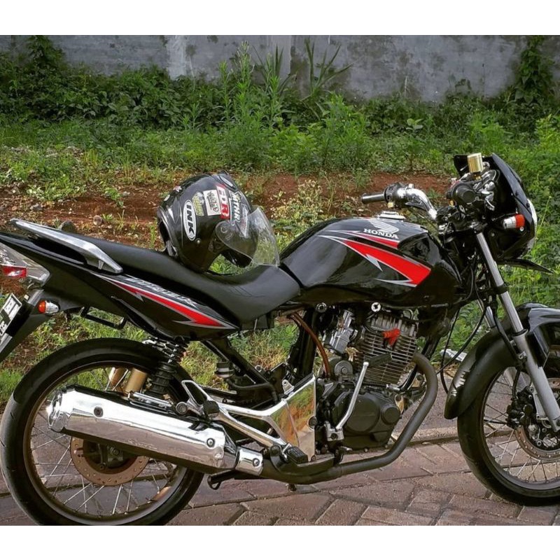 STRIPING STICKER TIGER 2011 2012 STRIPING TIGER REVO HITAM MERAH