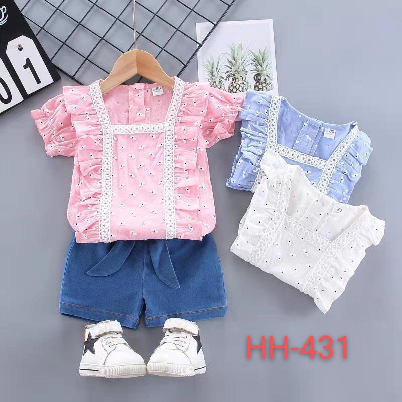 LittleAaron SET LOLITA RENDA EBV Bayi Baju setelan Anak Perempuan Import lucu Berkualitas