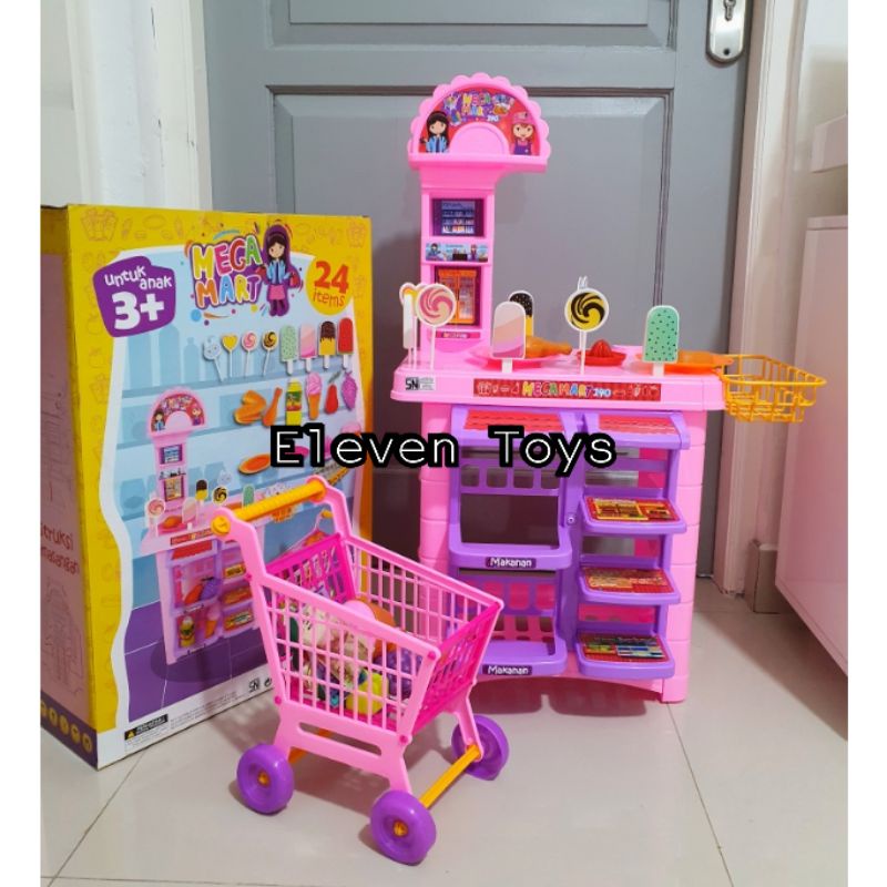 [TERBARU] Megamart mainan masak-masakan anak perempuan / mainan masak-masakan lengkap / trolly doron