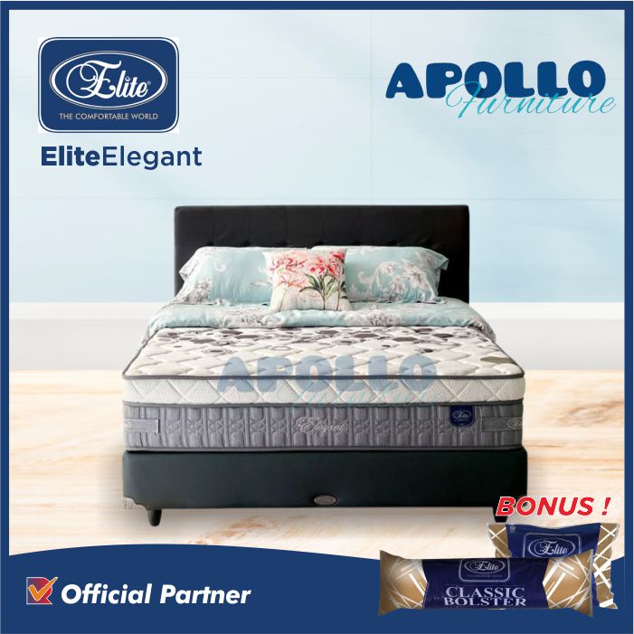 Kasur Spring bed Elite Elegant (Full Set & Hanya Kasur)