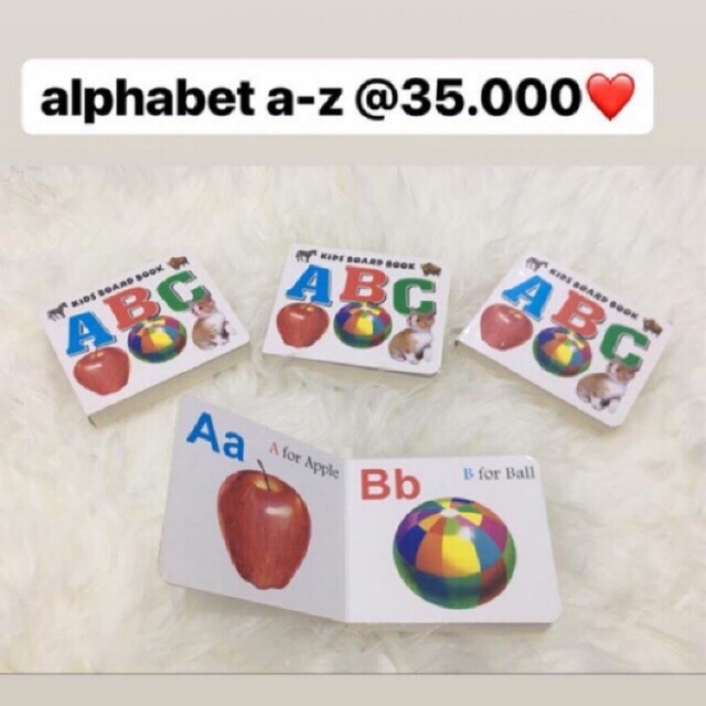 buku anak alphabet books number books