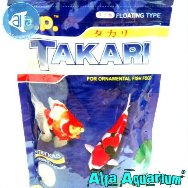 ,,!!! TAKARI 500gr / Pelet Pakan Ikan Nila / Mas Koki / Koi Komet Hias / Biar Cepat Besar / Makanan