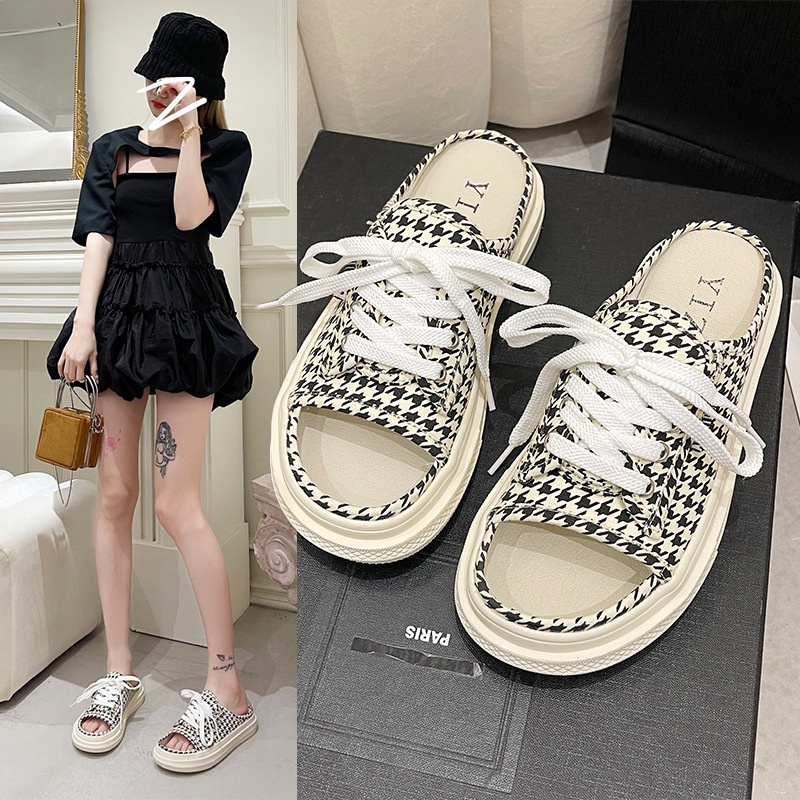 BS / Sepatu Sandal Wedges Wanita Import Premium S-12