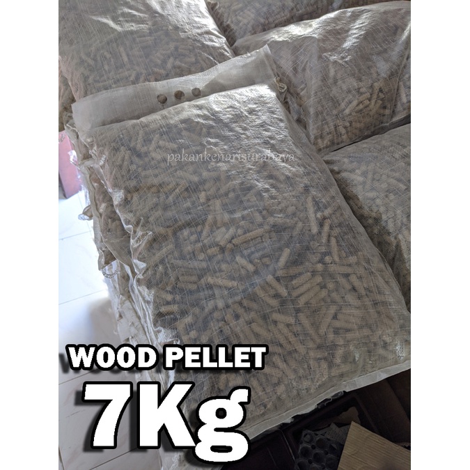 Wood Pellet 7 Kg Pelet Kayu Alas Kandang Kucing Kelinci Hamster