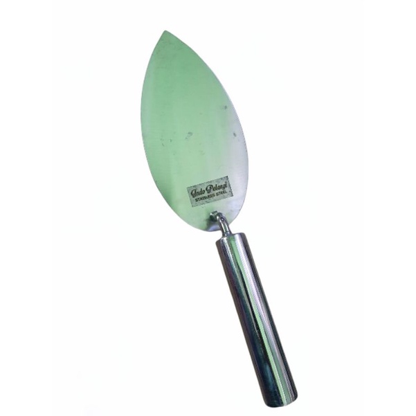 Cetok Stainless steel malang kecil / Cetok berkebun bentuk daun / cetok semen / cetok stenlis ful