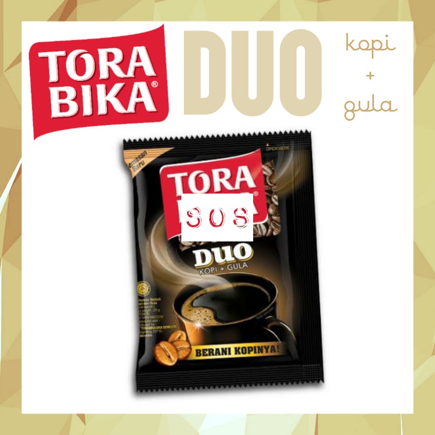 

《OS3》 Tora Bika Duo 25 gram - KOPI hitam