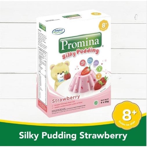 PROMINA PUDING SILKY 100 gr 8+ month snack bayi cemilan Anak Silky Pudding Silky Puding